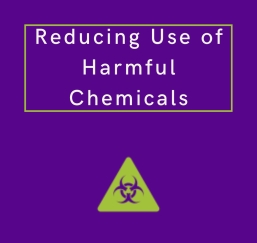 Reducing Use of Harmful Chemicals Graphic