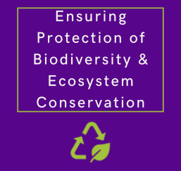 Protection of Biodiversity & Ecosystem Conservation Graphic