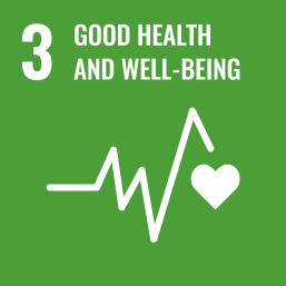 UN SDG goal 3 good health and well-being logo