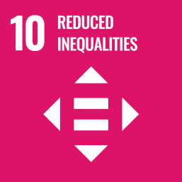UN SDG goal 10 reduced inequalities logo
