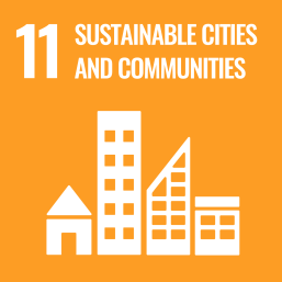 UN SDG goal 11 sustainable cities and communities logo