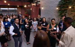 Members of the NYU Stern Alumni Council gather in 2022