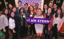 undergraduate students at the scholarship reception