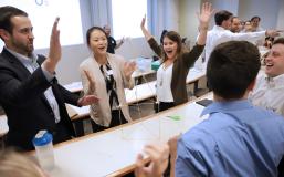 Students in Langone LAB