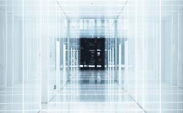 Modern looking corridor