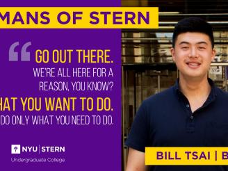 Humans of Stern: Bill Tsai