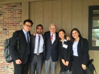 Warren Buffet with Stern Students in 2016