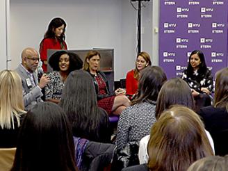 Alumni panel at Women's Week