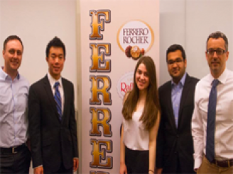 Stern Students in Ferrero Rocher