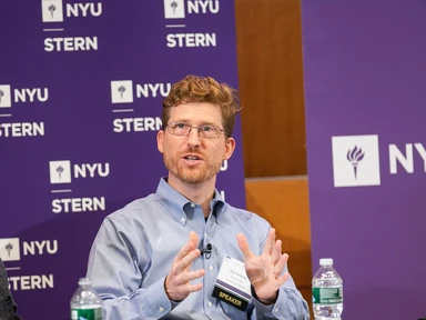 Professor Robert Seamans speaking