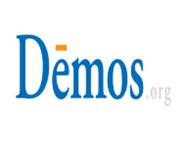 word "demos.org" in blue and grey font