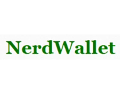 words "nerd wallet" in green font