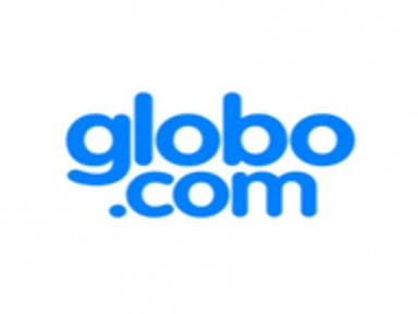 word "globo.com" in blue font