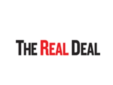 words "the real deal" in black and red font