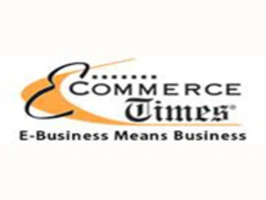 logo with the words "e-commerce times, e-business means business"
