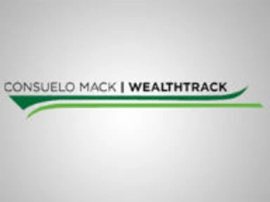 words "consuelo mack wealthtrack" in black font over two green lines