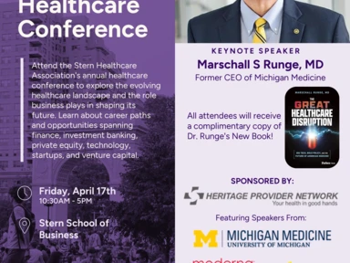 Annual Conference flyer with company participants