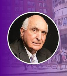 Ken Langone headshot on purple background