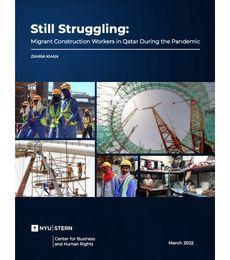 A cover of the Still Struggling report