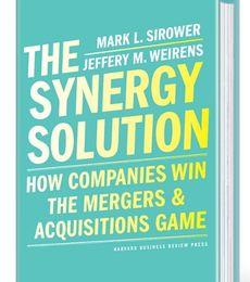 Graphic of book cover reading "The Synergy Solution" 