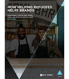 Cover of the How Helping Refugees Helps Brands Report 