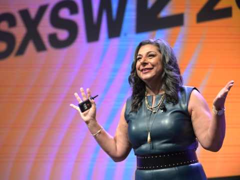 Dolly Chugh speaking at South By Southwest 2023
