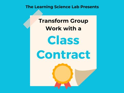 Transform group work with a class contract