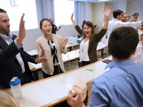 Students in Langone LAB