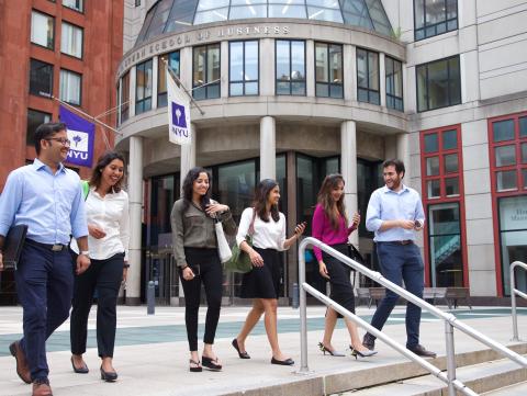 group of people walking together