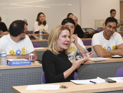 Melissa Schilling teaching