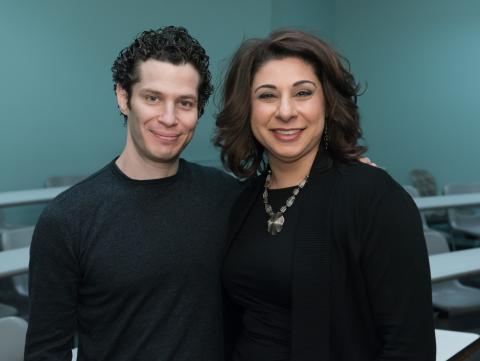Dolly Chugh with Tommy Kail