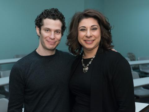 Dolly Chugh with Tommy Kail Dolly Chugh with Tommy Kail
