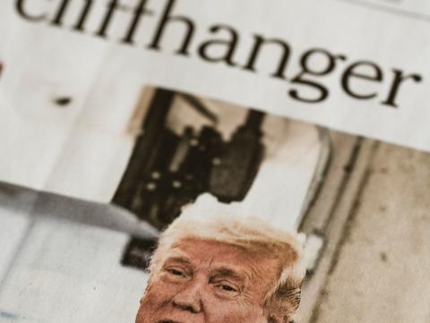 President Trump on the cover of The New York Times