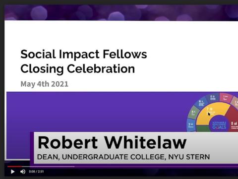 social impact fellows highlight reel