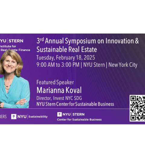 3rd Annual Symposium on Innovation & Sustainable Real Estate