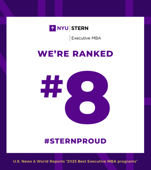 Photo of Stern EMBA Ranks 8th by US News & World Report