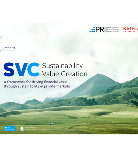 Sustainability Value Creation cover