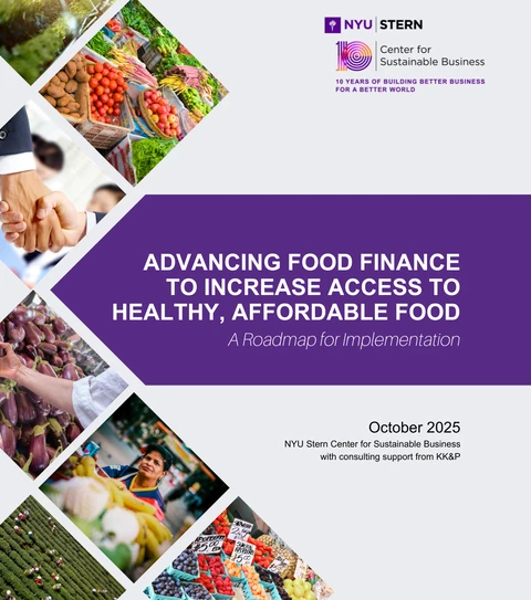Food Finance Report Cover