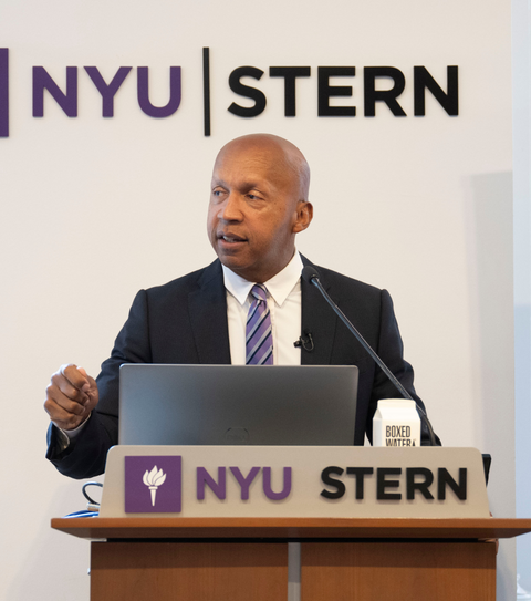 Bryan Stevenson speaks at a lecture