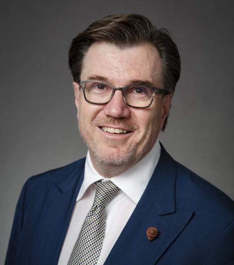 A portrait of Dr. Andries Terblanche