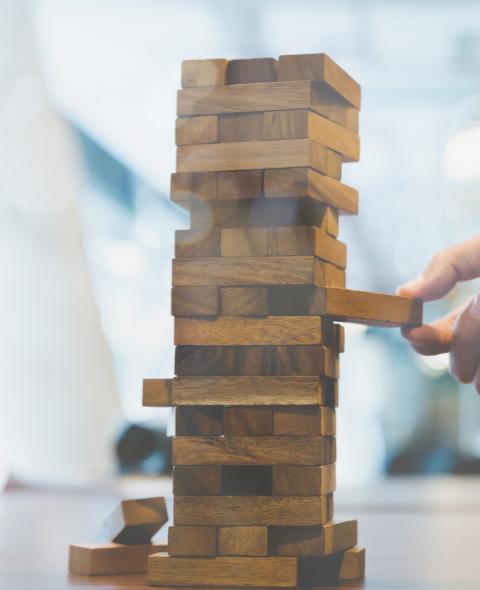 Jenga blocks 