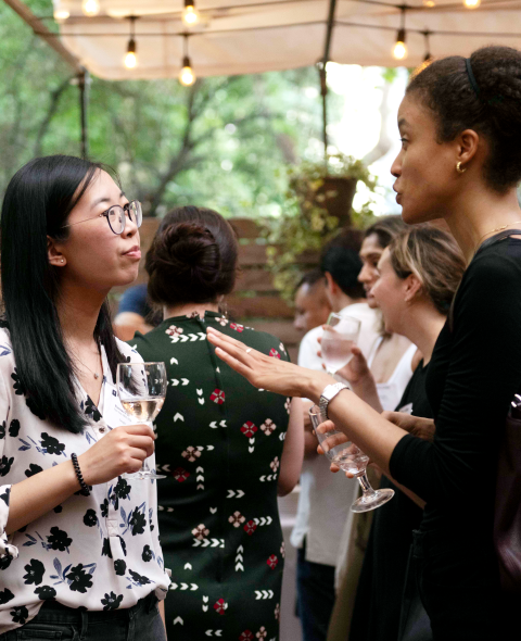 Alumni gather at a Corporate Ambassadors event