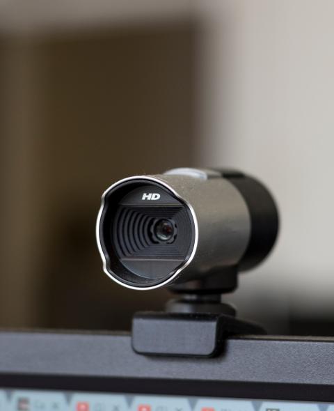 Camera on a computer Camera on a computer
