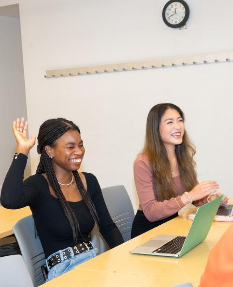 Students in a UC classroom