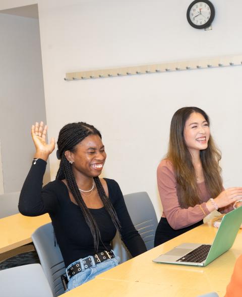 Students in a UC classroom