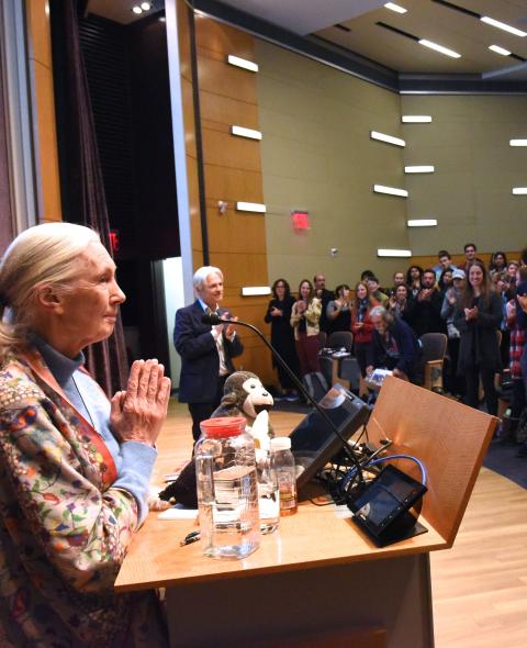 Jane Goodall Speaking Business and Society Program Event
