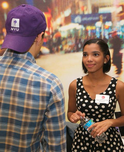 Students at Club Fair