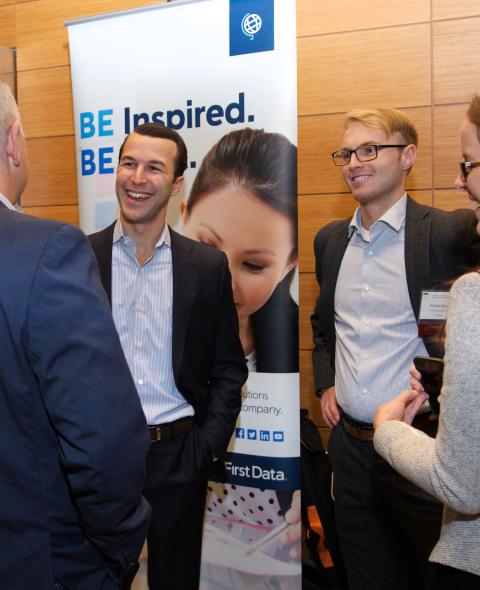 Sponsor booth at FinTech Conference 2018