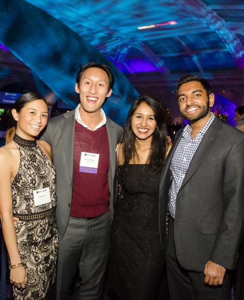 Alumni gather at the American Museum of Natural History for the annual Alumni Holiday Celebration