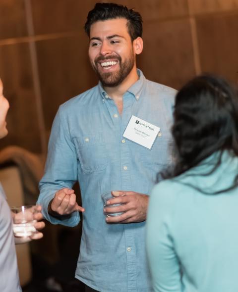 Alumni at a regional event